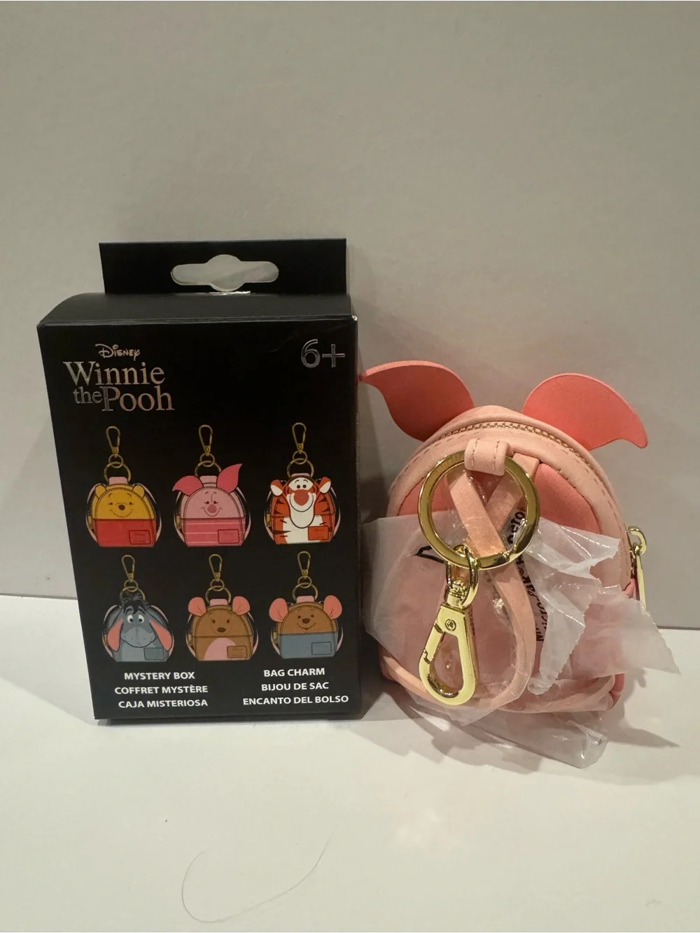 Loungefly Piglet Pink Mini Backpack Bag Charm